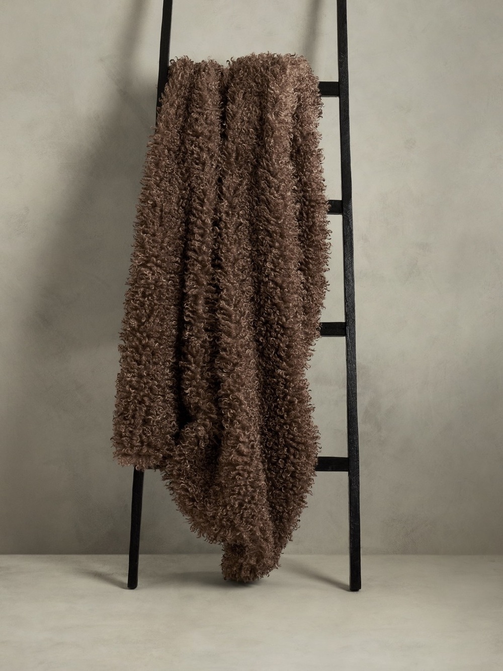 Banana Republic Shag Faux Fur Throw 826268